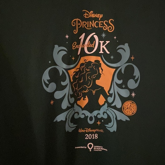 Champion Princess Half Marathon Weekend 10k Race Shirt 2018 Women's Large - Picture 2 of 4